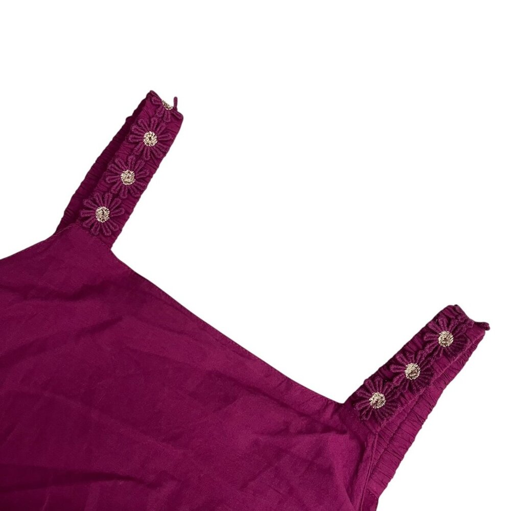 Scotch & Soda Girls Park in Bloom Layered Eyelet Dress Purple 14 Cottagecore - Picture 5 of 16